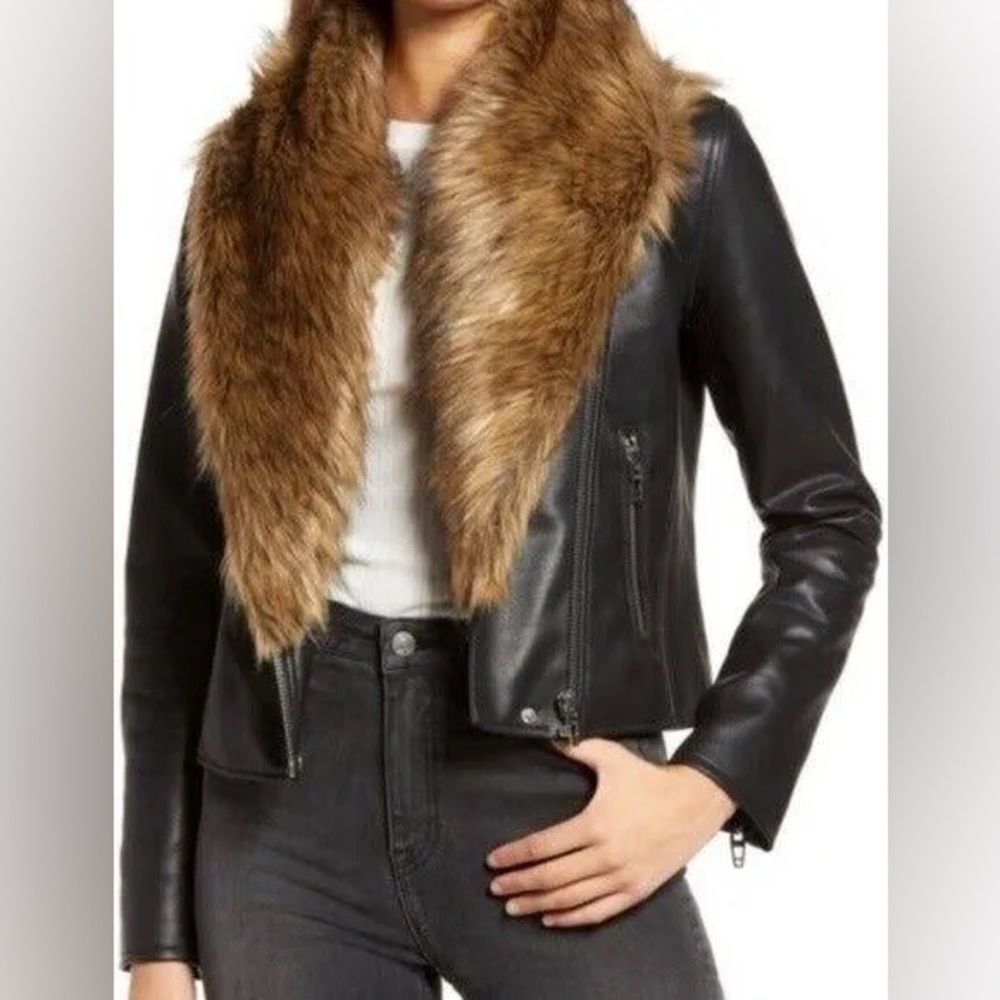 Faux leather Jacket Brad new with tags.